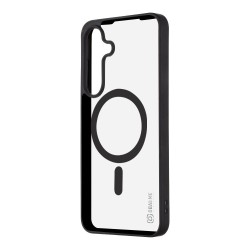 Husa OBAL:ME MagNetix Outline (MagSafe) pentru Samsung Galaxy S25 FE, Neagra
