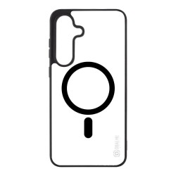 Husa OBAL:ME MagNetix Outline (MagSafe) pentru Samsung Galaxy S25 FE, Neagra