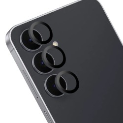 Protecție Cameră (Sticlă) OBAL:ME pentru Samsung Galaxy S25 FE, Negru (Titanium Jetblack)