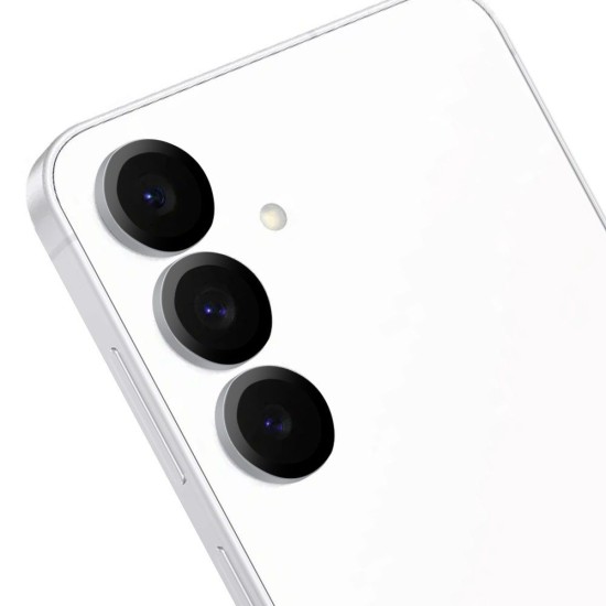 Protecție Cameră (Sticlă) OBAL:ME pentru Samsung Galaxy S25 FE, Argintiu (Titanium Silver) (Bakr, 57983128111) by www.silkase.ro
