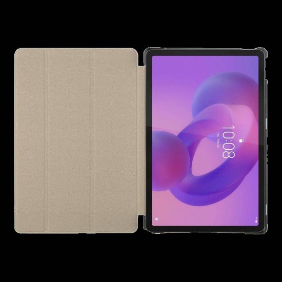 Husa Tactical Book Tri Fold pentru Lenovo Idea Tab 11, Neagra (Bakr, 57983128153) by www.silkase.ro