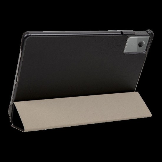 Husa Tactical Book Tri Fold pentru Lenovo Idea Tab 11, Neagra (Bakr, 57983128153) by www.silkase.ro