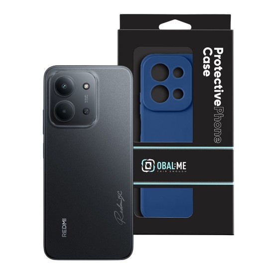 Husa OBAL:ME Matte TPU pentru Xiaomi Redmi 15C 4G/5G, Albastru Închis (Bakr, 57983128289) by www.silkase.ro