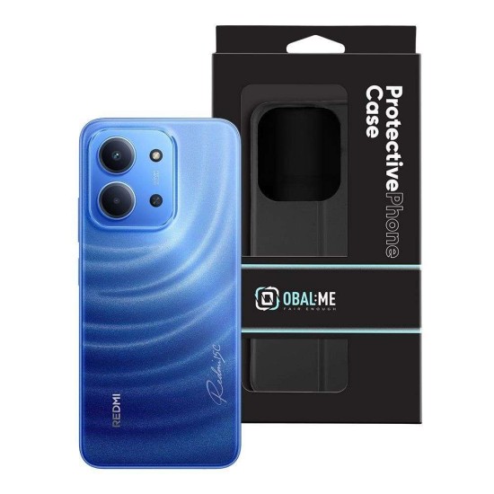 Husa OBAL:ME SmoothTouch pentru Xiaomi Redmi 15C 4G / 5G, Neagra (Bakr, 57983128294) by www.silkase.ro