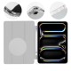 Husa OBAL:ME MistyTab (Tip Carte) pentru iPad Air (2020-2025) / Pro 11 (2020-2022), Gri Deschis (Bakr, 57983128319) by www.silkase.ro
