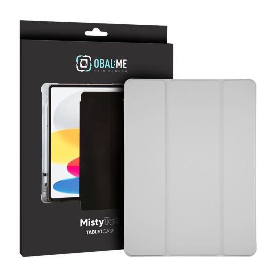 Husa OBAL:ME MistyTab (Tip Carte) pentru iPad 10.9 (2022) / 11 (2025), Gri Deschis (Bakr, 57983128320) by www.silkase.ro