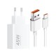Pachet Încărcător Rețea Xiaomi (MDY-17-EF) USB-A 45W + Cablu USB-C 6A, Alb (Bulk) Pachet Încărcător Rețea Xiaomi (MDY-17-EF) USB-A 45W + Cablu USB-C 6A, Alb (Bulk) (Bakr, 57983128366) by www.silkase.ro