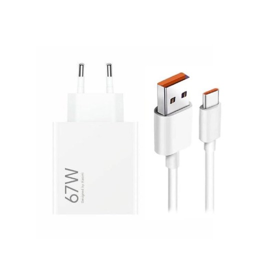Pachet Încărcător Rețea Xiaomi (MDY-15-ET) USB-A 67W + Cablu USB-C 6A, Alb (Bulk) Pachet Încărcător Rețea Xiaomi (MDY-15-ET) USB-A 67W + Cablu USB-C 6A, Alb (Bulk) (Bakr, 57983128484) by www.silkase.ro