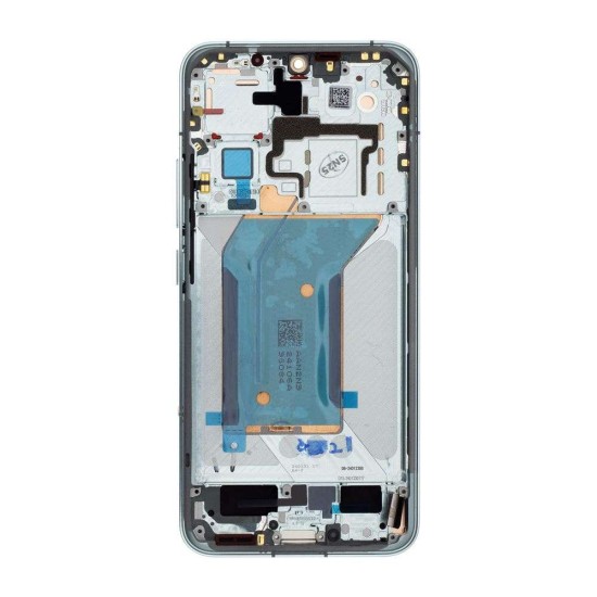 Modul Display LCD cu Touchscreen și Ramă pentru Xiaomi 14, Verde (Service Pack) (Bakr, 56000600N300) by www.silkase.ro