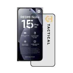 Folie de sticlă Tactical Glass Shield 5D pentru Xiaomi Redmi Note 15 Pro 5G Negru