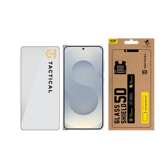Folie sticlă Tactical Glass Shield 5D pentru Samsung Galaxy S26 Negru Folie sticlă Tactical Glass Shield 5D pentru Samsung Galaxy S26 Negru (S26, 57983129155) by www.silkase.ro