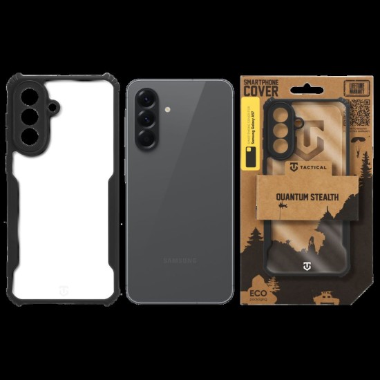 Husă Tactical Quantum Stealth pentru Samsung Galaxy A57 Transparent/Negru Husă Tactical Quantum Stealth pentru Samsung Galaxy A57 Transparent/Negru (A57, 57983129615) by www.silkase.ro