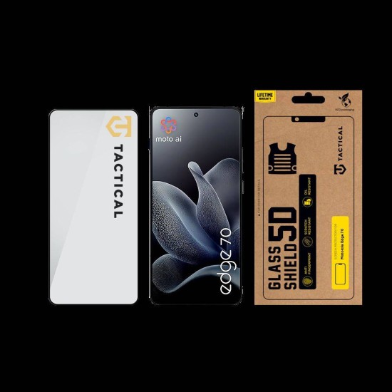 Folie de sticlă Tactical Glass Shield 5D pentru Motorola Edge 70 Negru (Edge 70, 57983129974) by www.silkase.ro