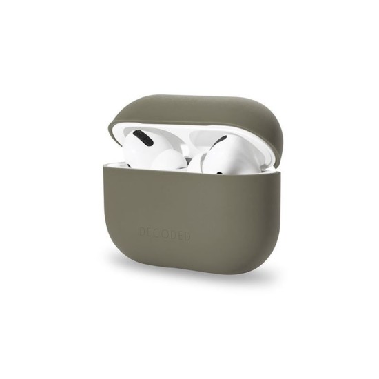 Husa Decoded Silicone AirCase Lite compatibila cu Apple AirPods 3 Olive (Decoded, Ingredi) by www.silkase.ro Husa Decoded Silicone AirCase Lite compatibila cu Apple AirPods 3 Olive (Ingredi, D21AP3C1SOE) by www.silkase.ro