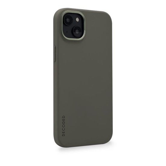 Husa Decoded Silicone BackCover MagSafe compatibila cu iPhone 14 Plus Olive (iPhone 14 Plus, D23IPO14MBCS9OE) by www.silkase.ro