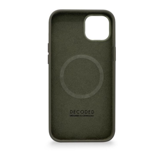 Husa Decoded Silicone BackCover MagSafe compatibila cu iPhone 14 Plus Olive (iPhone 14 Plus, D23IPO14MBCS9OE) by www.silkase.ro