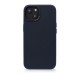 Husa din piele naturala Decoded BackCover MagSafe compatibila cu iPhone 14 Navy Blue (iPhone 14, D23IPO14BC1NY) by www.silkase.ro