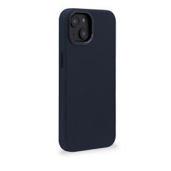 Husa din piele naturala Decoded BackCover MagSafe compatibila cu iPhone 14 Navy Blue