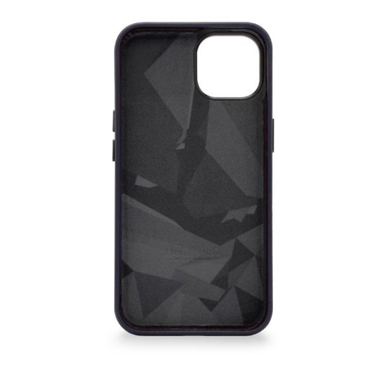Husa din piele naturala Decoded BackCover MagSafe compatibila cu iPhone 14 Navy Blue (iPhone 14, D23IPO14BC1NY) by www.silkase.ro