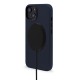 Husa din piele naturala Decoded BackCover MagSafe compatibila cu iPhone 14 Navy Blue (iPhone 14, D23IPO14BC1NY) by www.silkase.ro
