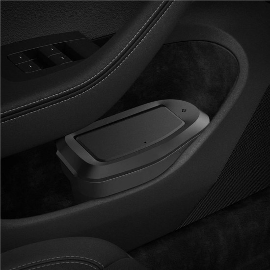 Cos de gunoi auto Spigen pentru Tesla Model 3 (2024), negru (Accesorii auto, ACP09184) by www.silkase.ro