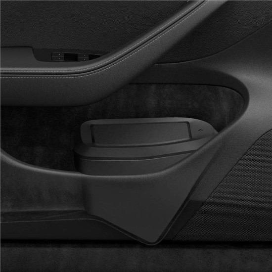 Cos de gunoi auto Spigen pentru Tesla Model 3 (2024), negru (Accesorii auto, ACP09184) by www.silkase.ro
