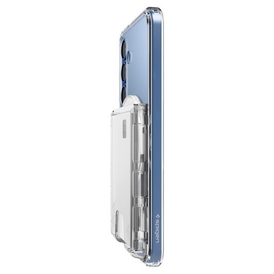 Husa hibrida transparenta cu portcard MagSafe Spigen pentru Samsung Galaxy S25 (Spigen, Ingredi) by www.silkase.ro Husa hibrida transparenta cu portcard MagSafe Spigen pentru Samsung Galaxy S25 (S25, AFA09206) by www.silkase.ro
