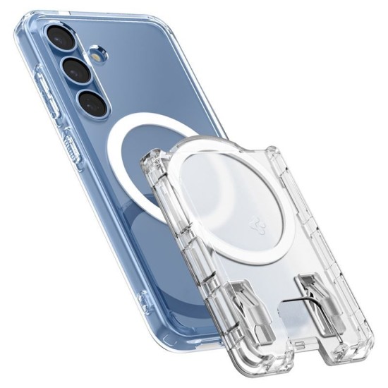 Husa hibrida transparenta cu portcard MagSafe Spigen pentru Samsung Galaxy S25 (Spigen, Ingredi) by www.silkase.ro Husa hibrida transparenta cu portcard MagSafe Spigen pentru Samsung Galaxy S25 (S25, AFA09206) by www.silkase.ro