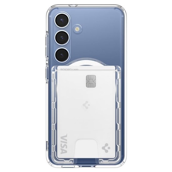 Husa hibrida transparenta cu portcard MagSafe Spigen pentru Samsung Galaxy S25 (Spigen, Ingredi) by www.silkase.ro Husa hibrida transparenta cu portcard MagSafe Spigen pentru Samsung Galaxy S25 (S25, AFA09206) by www.silkase.ro