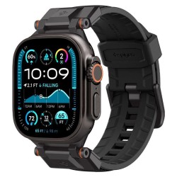 Curea cu carcasa de protectie Spigen DuraPro Armor pentru Apple Watch, editie neagra