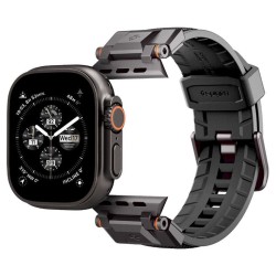 Curea cu carcasa de protectie Spigen DuraPro Armor pentru Apple Watch, editie neagra