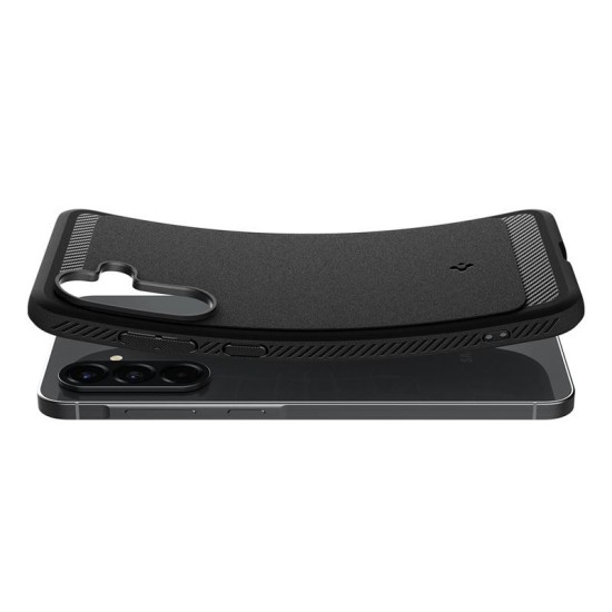 Husa Spigen Rugged Armor pentru Samsung Galaxy A56 5G, negru mat (A56, ACS09225) by www.silkase.ro