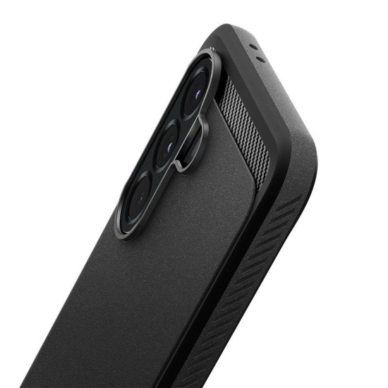 Husa Spigen Rugged Armor pentru Samsung Galaxy A56 5G, negru mat (A56, ACS09225) by www.silkase.ro