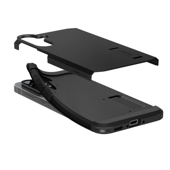 Husa Spigen Tough Armor pentru Samsung Galaxy A56 5G, negru (Spigen, A56) by www.silkase.ro Husa Spigen Tough Armor pentru Samsung Galaxy A56 5G, negru (A56, ACS09294) by www.silkase.ro