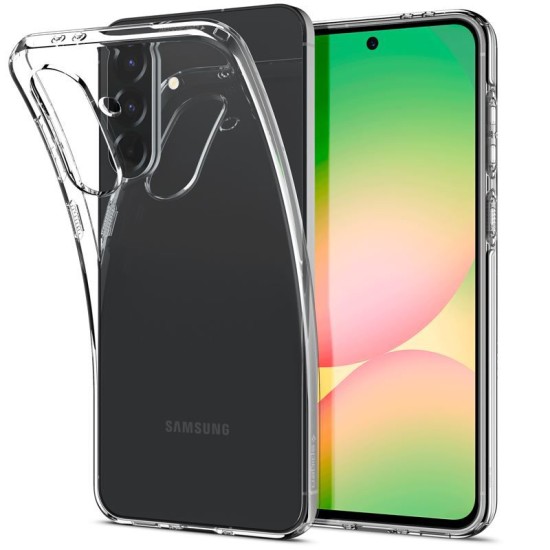 Husa Spigen Liquid Crystal pentru Samsung Galaxy A56 5G, transparent (A56, ACS09296) by www.silkase.ro