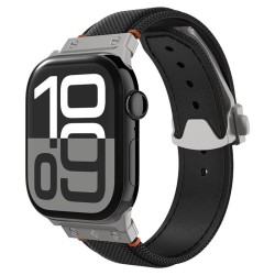 SPIGEN Curea Textilă Classic Fit Apple Watch 49/46/45/44mm (Ultra 3-1/Seria 11), Neagră