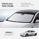 Parasolar parbriz Spigen pentru Tesla Model S, negru (Accesorii auto, ACP09305) by www.silkase.ro