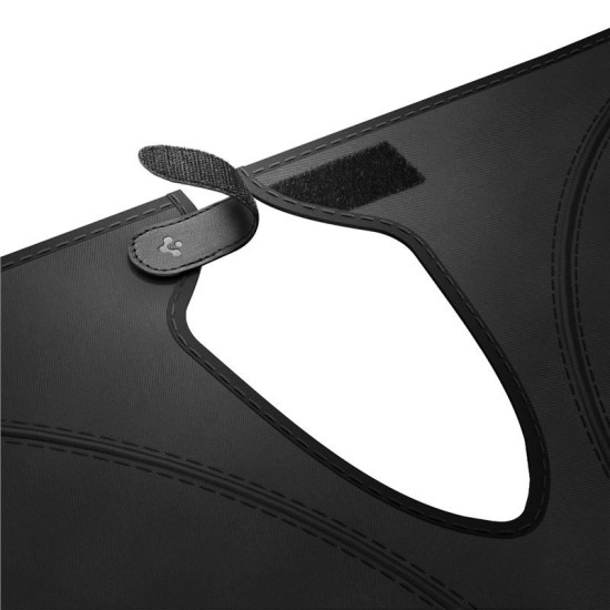 Parasolar parbriz Spigen pentru Tesla Model S, negru (Accesorii auto, ACP09305) by www.silkase.ro