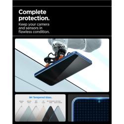 Set 2 folii sticla cu sistem de montare Case friendly Spigen GLAStR EZ FIT HD compatibil cu Samsung Galaxy S24 / S25 Privacy Set 2 folii sticla cu sistem de montare Case friendly Spigen GLAStR EZ FIT HD compatibil cu Samsung Galaxy S24 / S25 Privacy