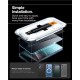Set 2 folii sticla cu sistem de montare Case friendly Spigen GLAStR EZ FIT HD compatibil cu Samsung Galaxy S24 / S25 Privacy (Ingredi, AGL09308) by www.silkase.ro