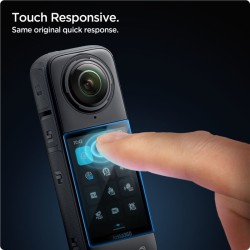 Set 2 folii protectie ecran Spigen Glas.tR SLIM pentru Insta 360 X4 Set 2 folii protectie ecran Spigen Glas.tR SLIM pentru Insta 360 X4