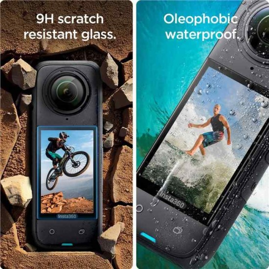 Set 2 folii protectie ecran Spigen Glas.tR SLIM pentru Insta 360 X4 (Spigen, Ingredi) by www.silkase.ro Set 2 folii protectie ecran Spigen Glas.tR SLIM pentru Insta 360 X4 (Diverse accesorii, AGL09309) by www.silkase.ro