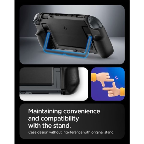 Suport grip dublu Spigen pentru Nintendo Switch 2, negru (Diverse accesorii, ACS09310) by www.silkase.ro