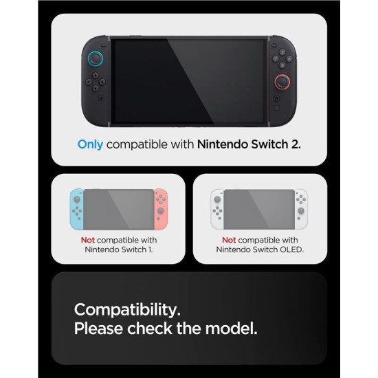 Suport grip dublu Spigen pentru Nintendo Switch 2, negru (Diverse accesorii, ACS09310) by www.silkase.ro