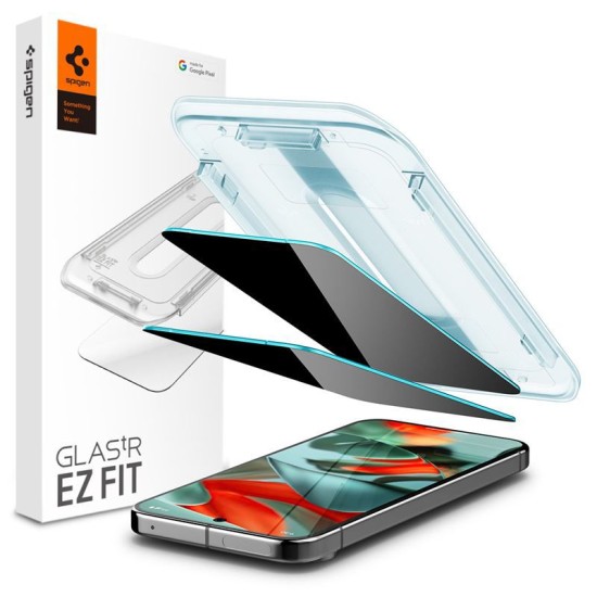 Set 2 folii sticla cu sistem de montare Case friendly Spigen GLAStR EZ FIT compatibil cu Google Pixel 10/9 Pro XL Privacy (Spigen, Pixel 10 Pro XL) by www.silkase.ro Set 2 folii sticla cu sistem de montare Case friendly Spigen GLAStR EZ FIT compatibil cu Google Pixel 10/9 Pro XL Privacy (Pixel 10 Pro XL, AGL09313) by www.silkase.ro