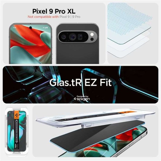 Set 2 folii sticla cu sistem de montare Case friendly Spigen GLAStR EZ FIT compatibil cu Google Pixel 10/9 Pro XL Privacy (Spigen, Pixel 10 Pro XL) by www.silkase.ro Set 2 folii sticla cu sistem de montare Case friendly Spigen GLAStR EZ FIT compatibil cu Google Pixel 10/9 Pro XL Privacy (Pixel 10 Pro XL, AGL09313) by www.silkase.ro