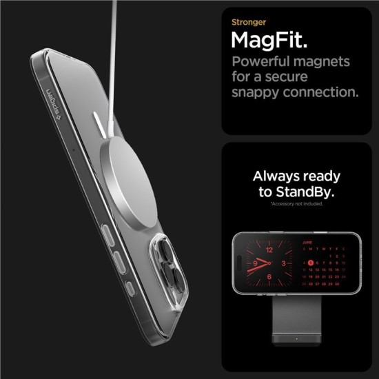 Husă Premium Spigen Thin Fit T MagSafe pentru iPhone 16 Pro Max, Clear White - Protecție Slim și Eleganță Husă Premium Spigen Thin Fit T MagSafe pentru iPhone 16 Pro Max, Clear White - Protecție Slim și Eleganță (iPhone 16 Pro Max, ACS09315) by www.silkase.ro