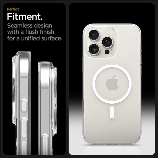 Husa Spigen Thin Fit T MagSafe pentru iPhone 16 Pro, Clear White - Protectie Premium Slim Husa Spigen Thin Fit T MagSafe pentru iPhone 16 Pro, Clear White - Protectie Premium Slim (iPhone 16 Pro, ACS09316) by www.silkase.ro