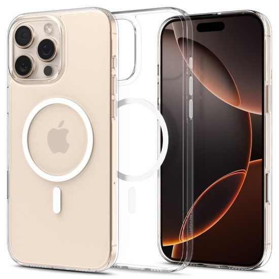 Husa Spigen Thin Fit T MagSafe pentru iPhone 16 Pro, Clear White - Protectie Premium Slim Husa Spigen Thin Fit T MagSafe pentru iPhone 16 Pro, Clear White - Protectie Premium Slim (iPhone 16 Pro, ACS09316) by www.silkase.ro