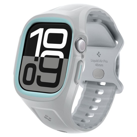 Spigen Liquid Air Pro - Set accesorii pentru Apple Watch 10 (46 mm), protectie 360, negru (Spigen, Ingredi) by www.silkase.ro Spigen Liquid Air Pro - Set accesorii pentru Apple Watch 10 (46 mm), protectie 360, negru (Ingredi, ACS09318) by www.silkase.ro
